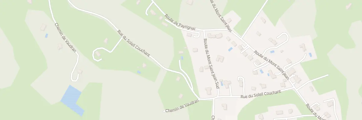 Plan du 40 Che de Vaudran à Gourdon