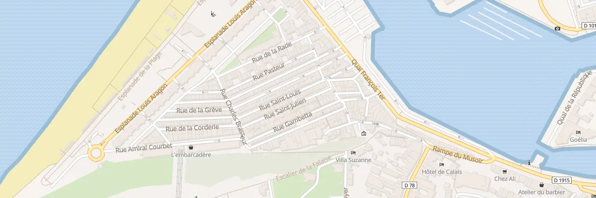 Plan du 22 Rue Saint Julien au Tréport