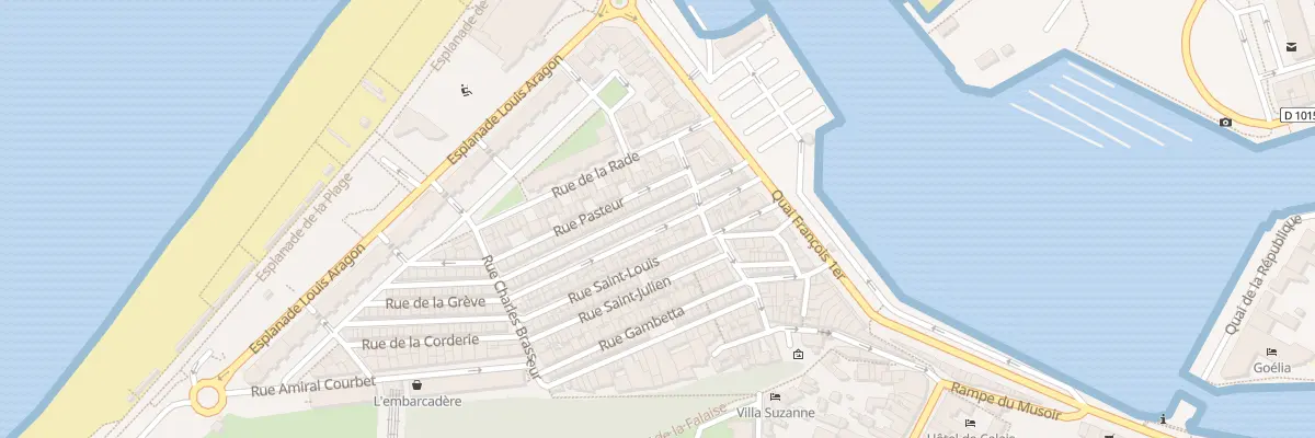 Plan du 18 Rue Thiers au Tréport