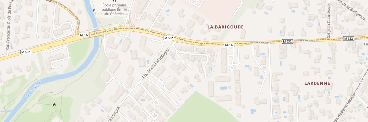 Plan du 3 Rue Michel Montagne à Tournefeuille