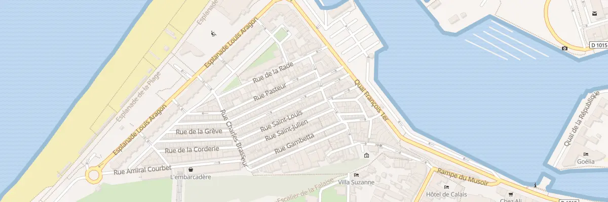 Plan du 19 Rue Thiers au Tréport