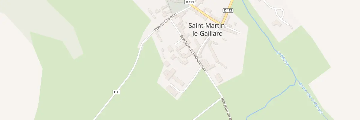 Plan du 12 Rue Jean de Béthencourt à Saint-Martin-le-Gaillard