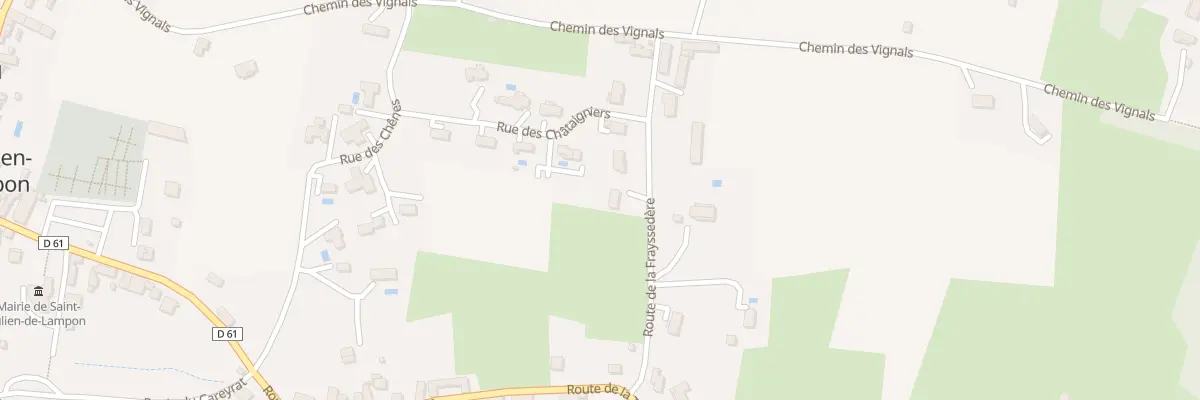 Plan du 165 Rte de la Frayssedère à Saint-Julien-de-Lampon
