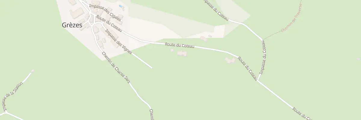 Plan du 852 Le Bourg Sud aux Coteaux Périgourdins