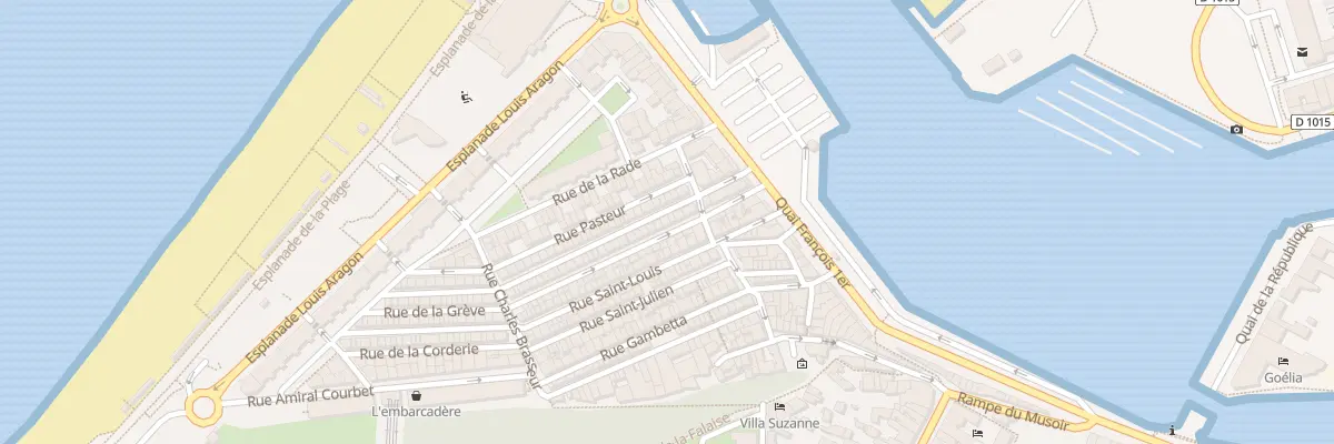 Plan du 16 Rue Thiers au Tréport