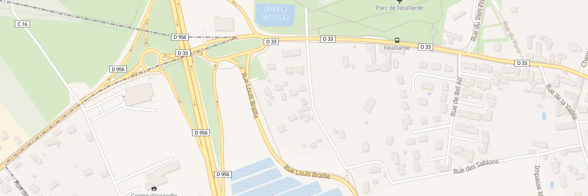 Plan du 8 Rue de Feuillarde à Vineuil