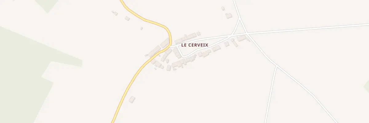 Plan du 13 Le Cerveix à Saint-Amand-Magnazeix