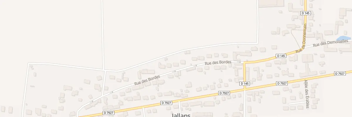 Plan du 11 Rue des Bordes à Jallans