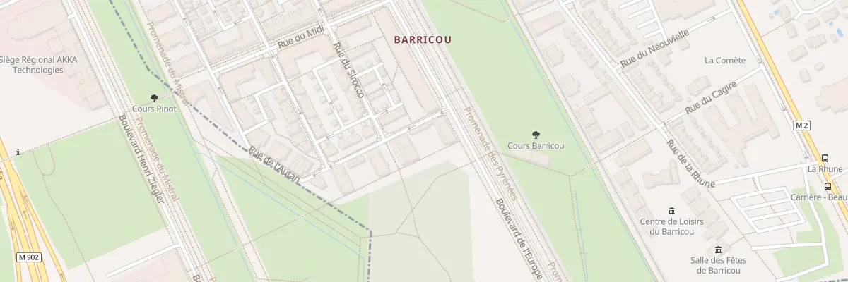 Plan du 1 Rue de l’Autan à Beauzelle