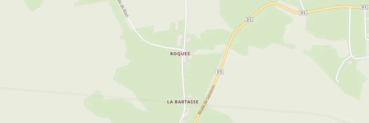 Plan du 234 Rte de Glaudi à Uzech