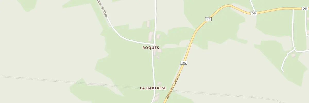 Plan du 235 Rte de Glaudi à Uzech