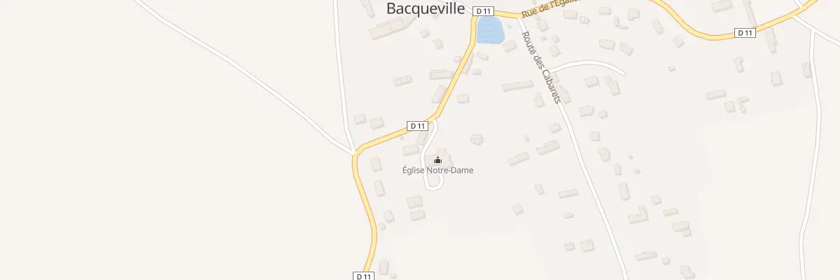 Plan du 2 Pl de l’Eglise à Bacqueville