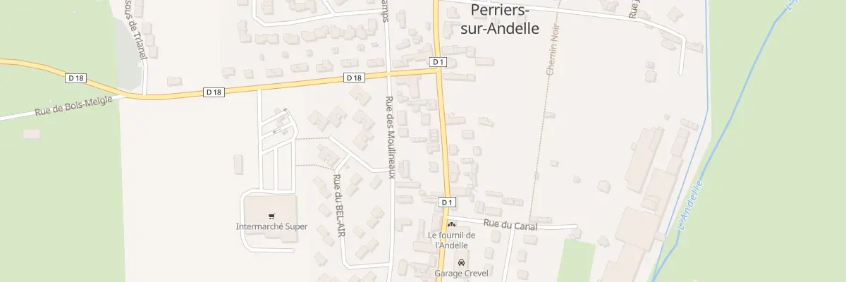 Plan du 52A Rue du Gen de Gaulle à Perriers-sur-Andelle