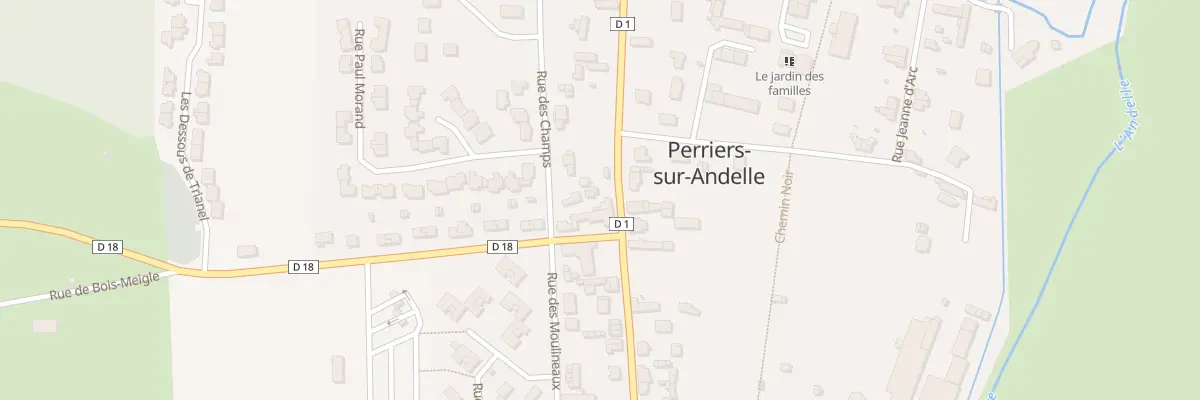 Plan du 42 Rue du Gen de Gaulle à Perriers-sur-Andelle