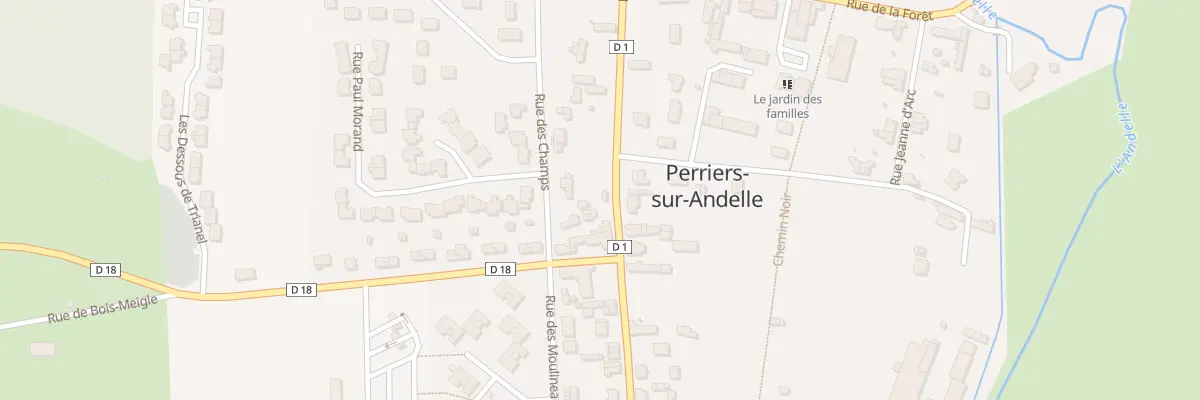 Plan du 40 Rue du Gen de Gaulle à Perriers-sur-Andelle