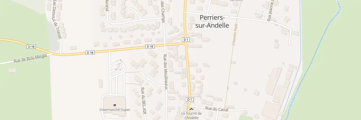 Plan du 48 Rue du Gen de Gaulle à Perriers-sur-Andelle