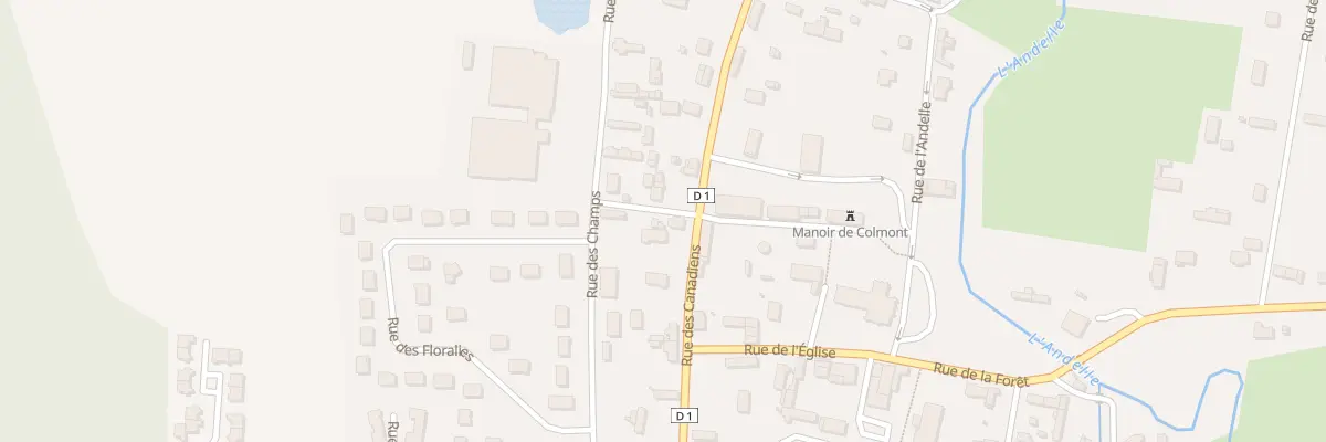 Plan du 20 Rue du Gen de Gaulle à Perriers-sur-Andelle