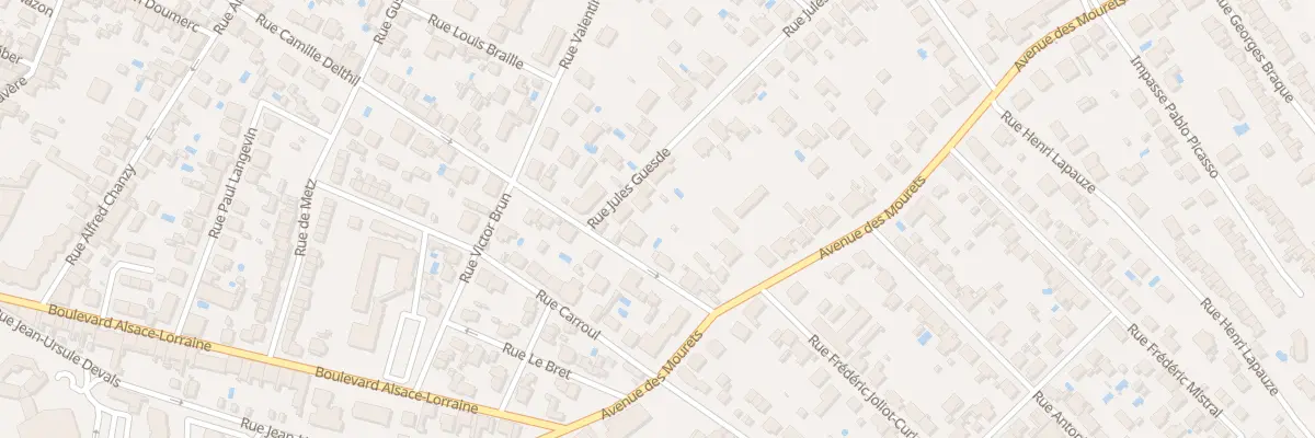 Plan du 6 Rue Jules Guesde à Montauban