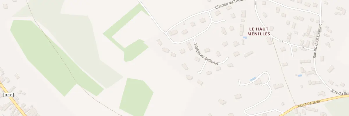 Plan du 33 Res Bellevue à Ménilles