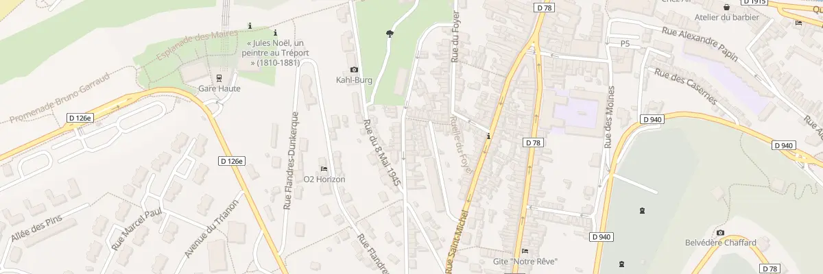 Plan du 15 Rue des Alliés au Tréport