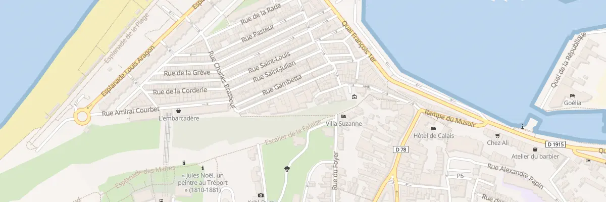 Plan du 19 Rue de la Falaise au Tréport