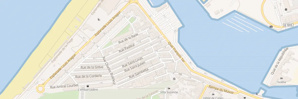 Plan du 13 Rue Thiers au Tréport