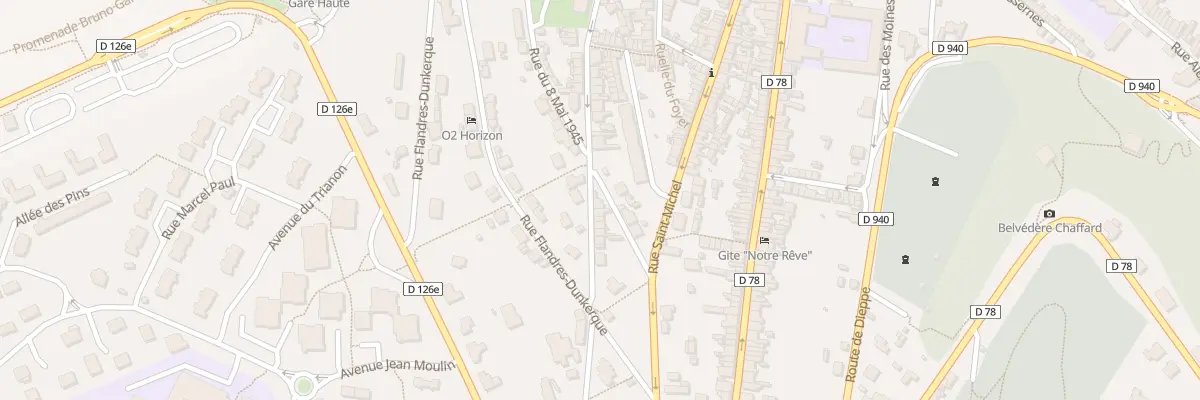 Plan du 31 Rue des Alliés au Tréport