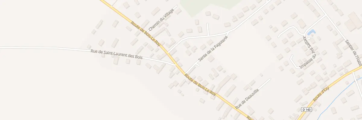 Plan du 30 Rte de Bois le Roy à Croth