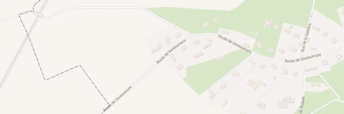 Plan du 711 Rte de Saveaumare à Mathonville