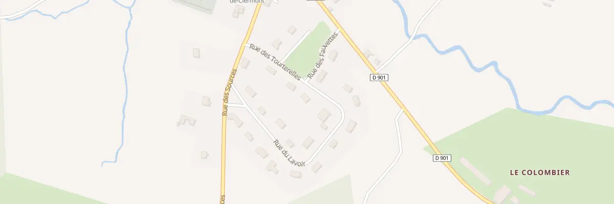 Plan du 8 Rue Des Tourterelles à Saint-Bonnet-la-Rivière