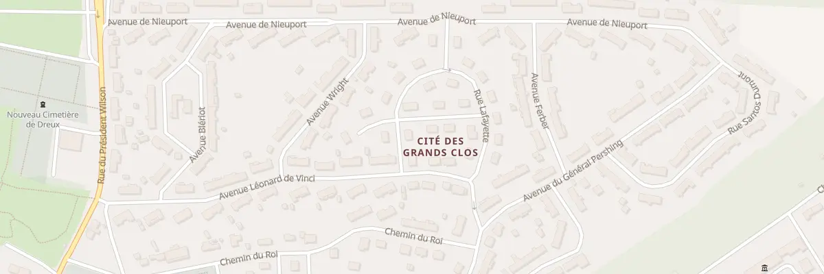 Plan du 42 Av Léonard de Vinci à Dreux