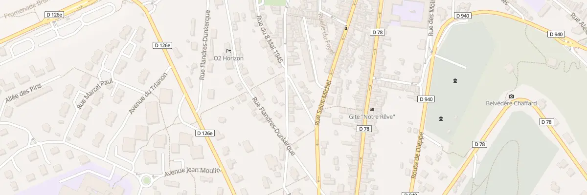 Plan du 33 Rue des Alliés au Tréport