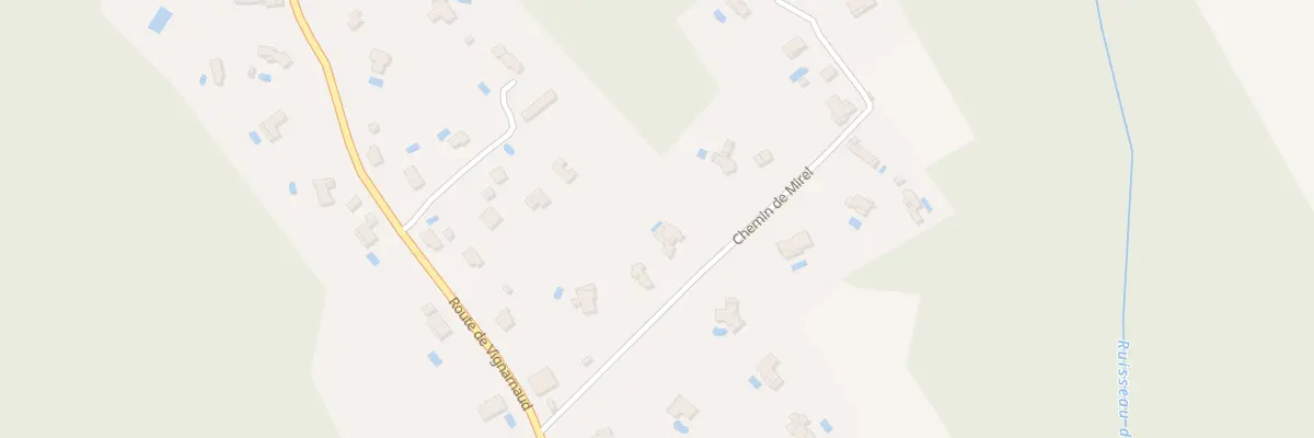 Plan du 165 Che de Mirel à Montauban
