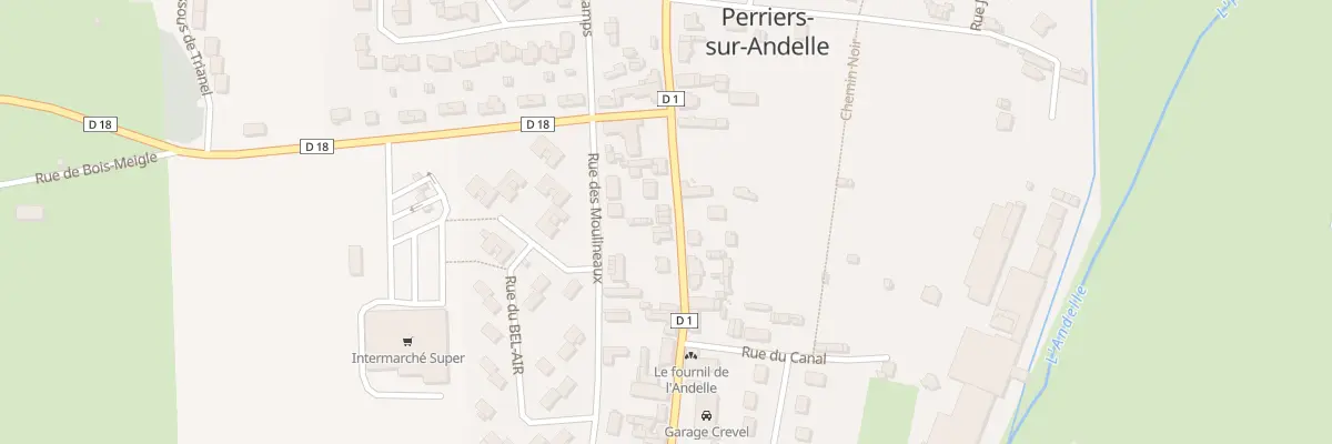Plan du 56 Rue du Gen de Gaulle à Perriers-sur-Andelle