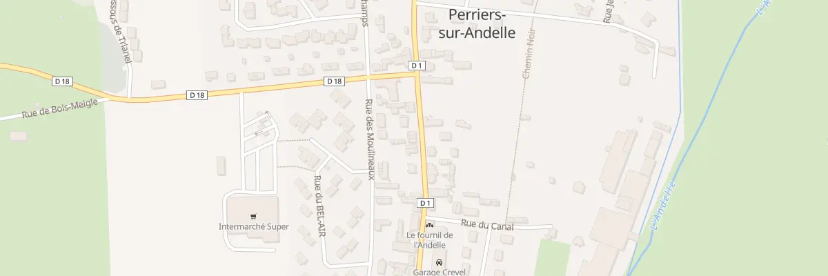 Plan du 54 Rue du Gen de Gaulle à Perriers-sur-Andelle
