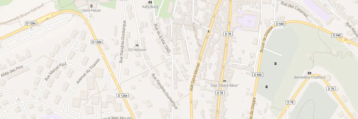 Plan du 29B Rue des Alliés au Tréport