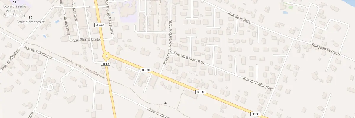 Plan du 4 Rue du 8 Mai 1945 à Labastide-Saint-Pierre