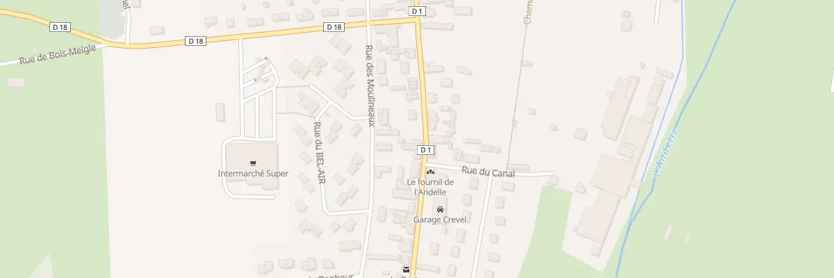 Plan du 64 Rue du Gen de Gaulle à Perriers-sur-Andelle