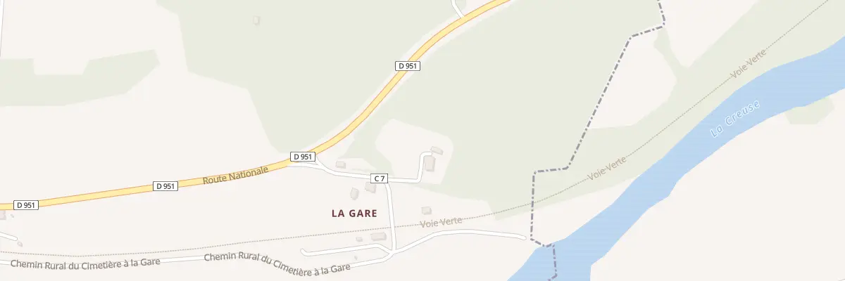 Plan du 1B La Gare à Chitray