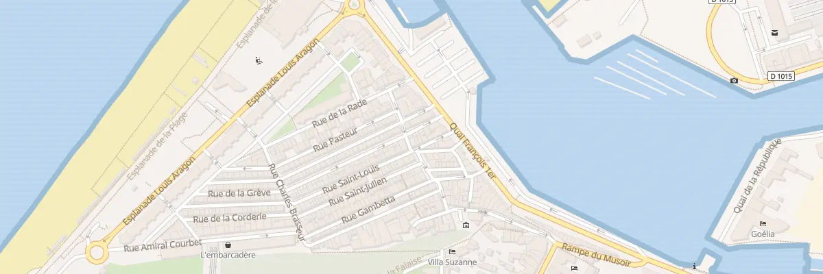 Plan du 9 Rue Thiers au Tréport