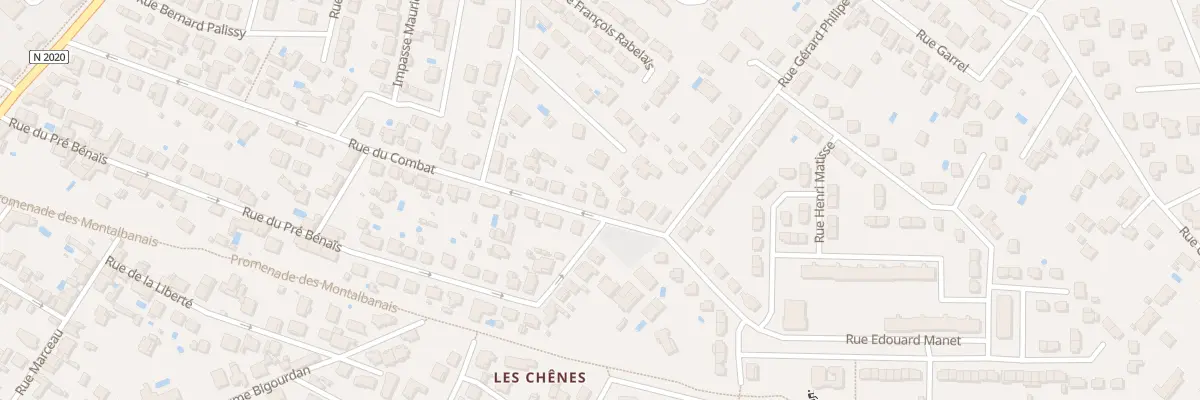 Plan du 475 Rue du Combat à Montauban