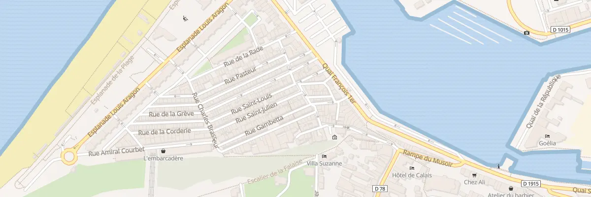 Plan du 3 Rue Saint Julien au Tréport