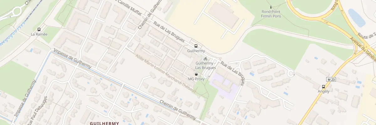 Plan du 9 Rue de Las Brugues à Toulouse