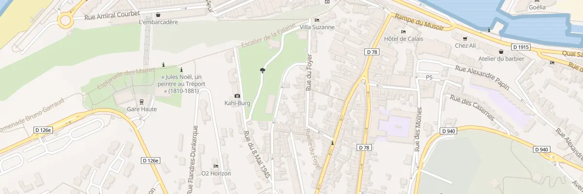 Plan du 22B Rue du Foyer au Tréport