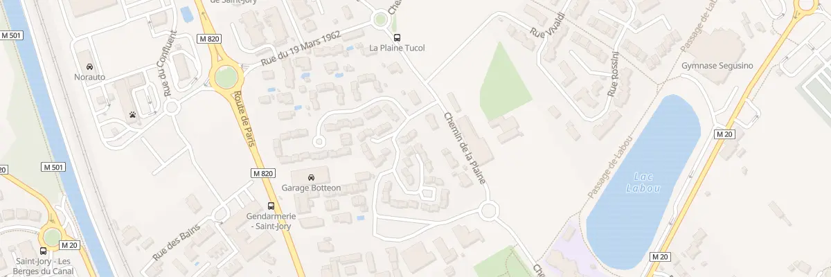 Plan du 2 Rue Raymond IV à Saint-Jory