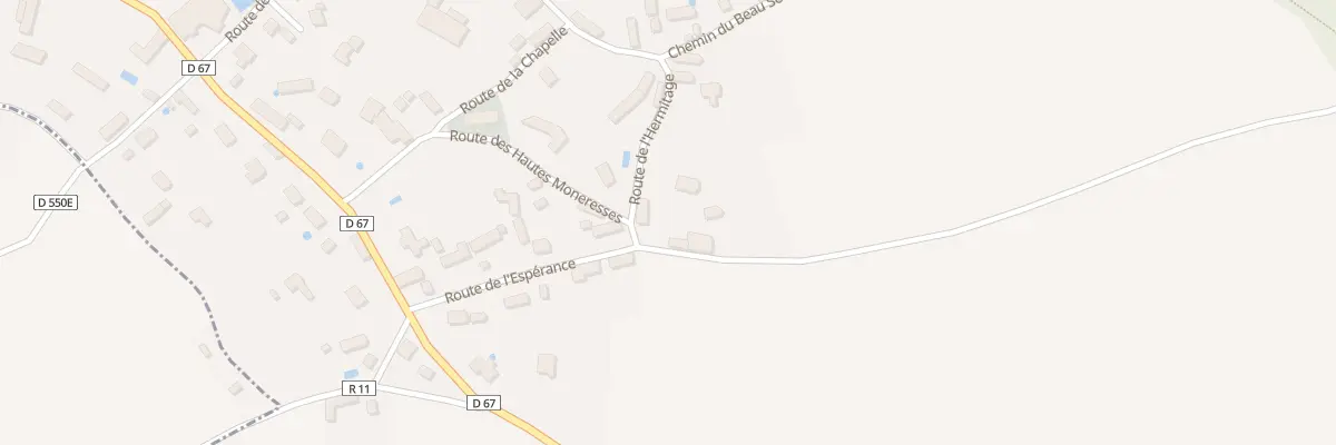 Plan du 9 Rte des Hautes Moneresses à La Boissière