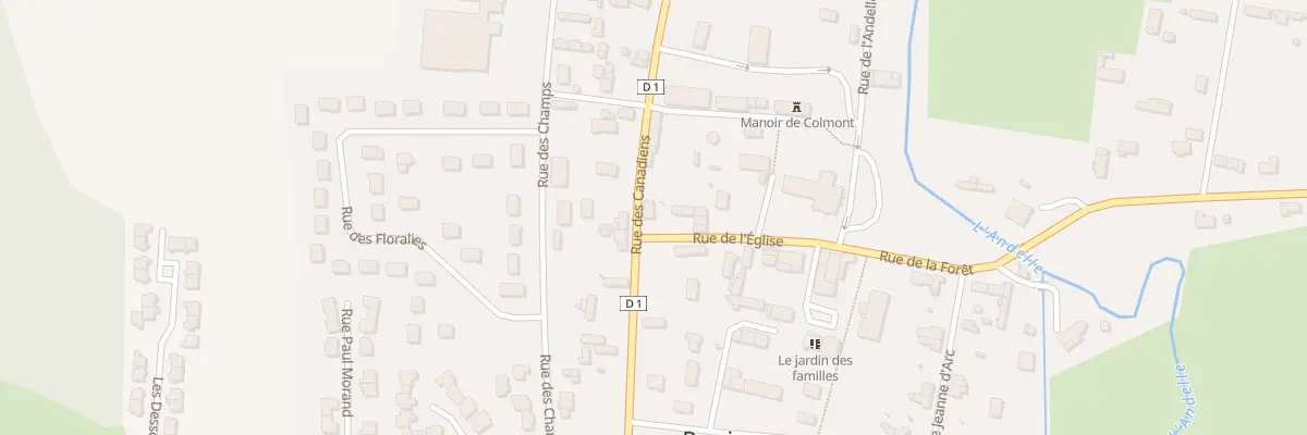 Plan du 27 Rue du Gen de Gaulle à Perriers-sur-Andelle