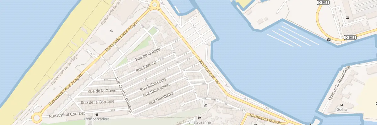 Plan du 3 Rue Thiers au Tréport