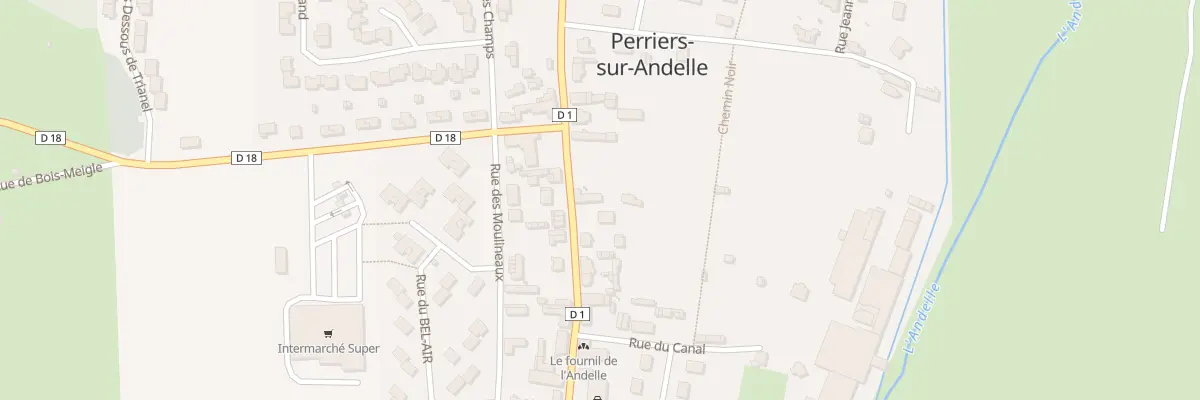 Plan du 51 Rue du Gen de Gaulle à Perriers-sur-Andelle