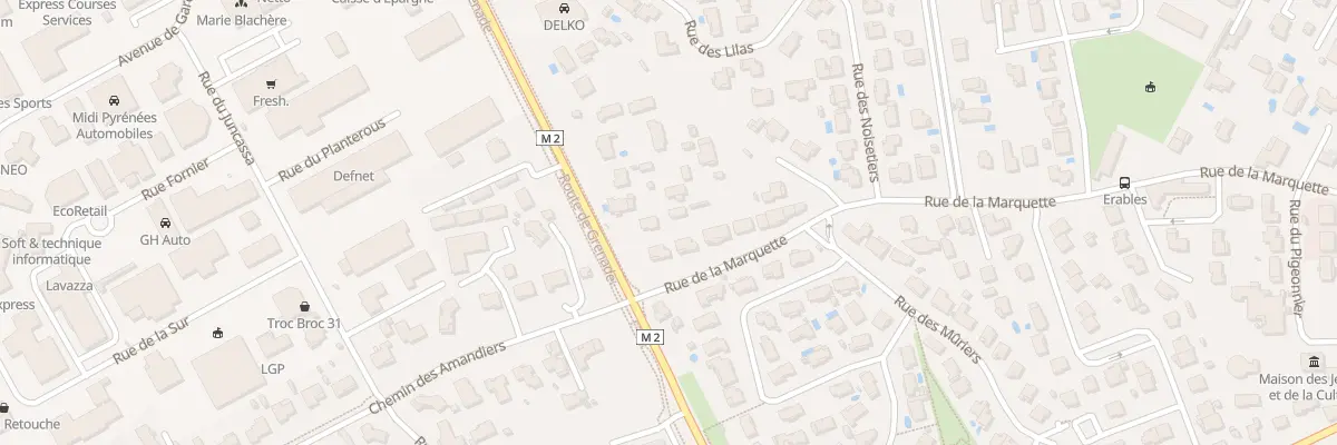 Plan du 30 Rte de Grenade à Beauzelle